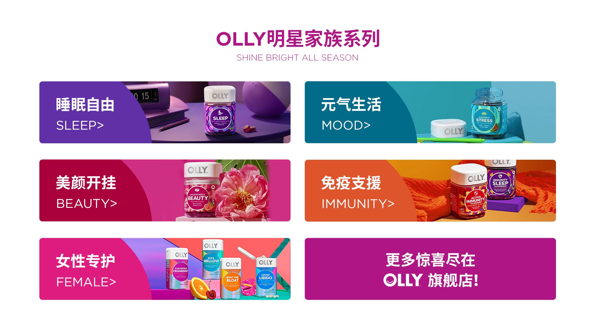 Olly明星家族系列