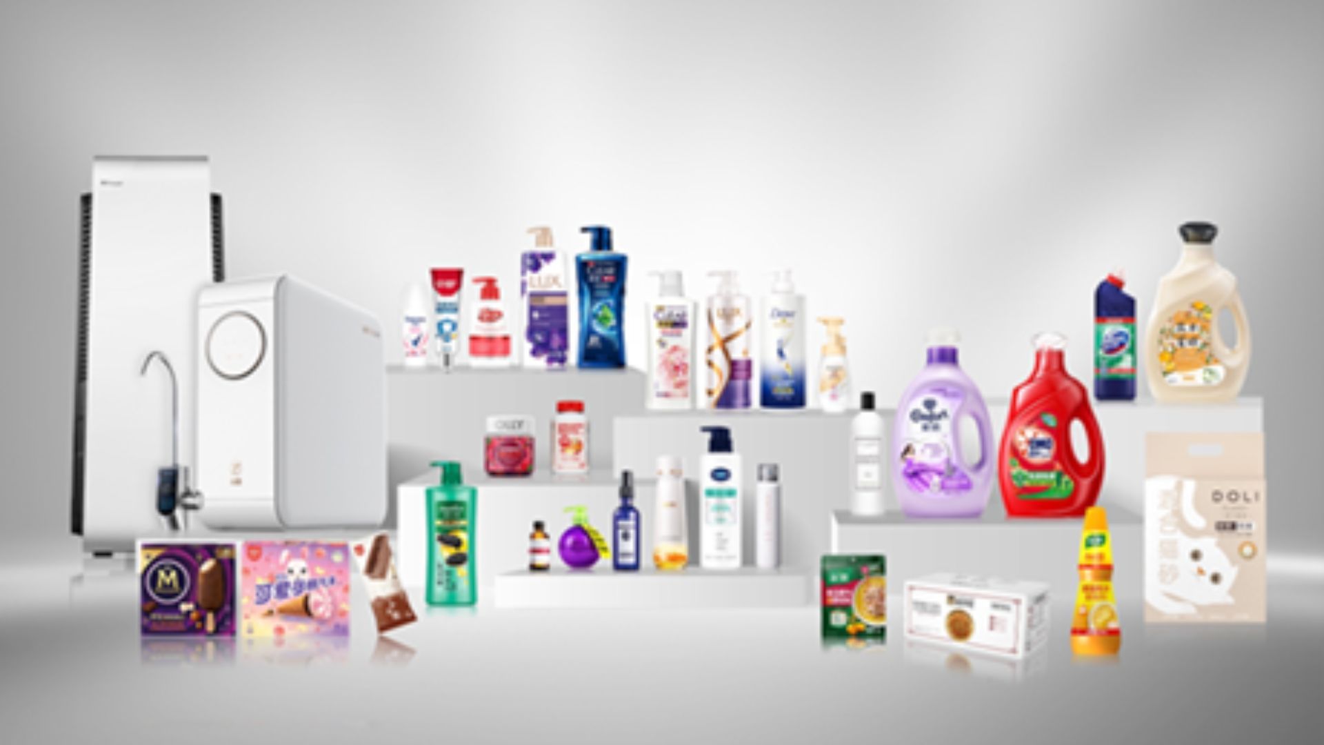 联合利华产品服务着80%中国城市家庭